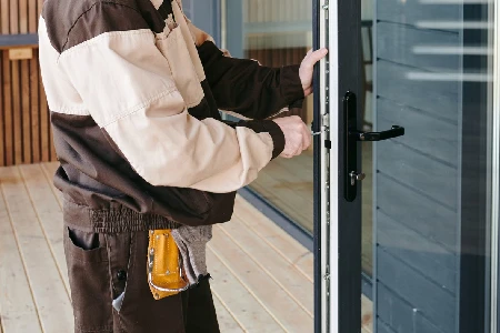 Cleaning And Polishing Glass Door Installation in Valrico, FL